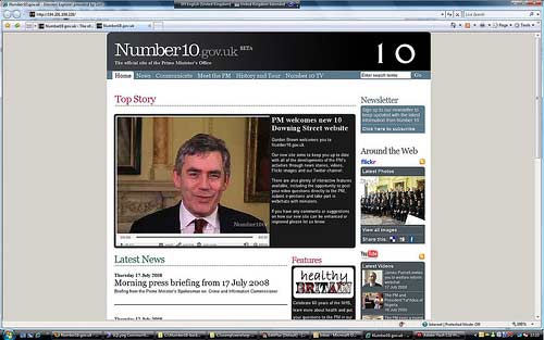 New Number10 site