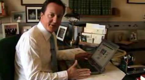 Cameron's Facebook campaign