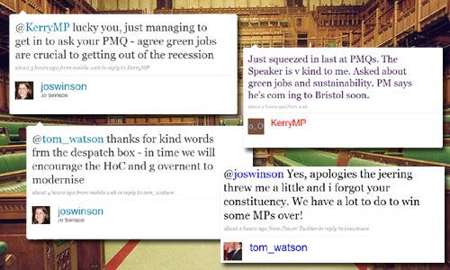 Twitter backchannel Twitter backchannel