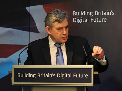Brown outlines Britain's digital future